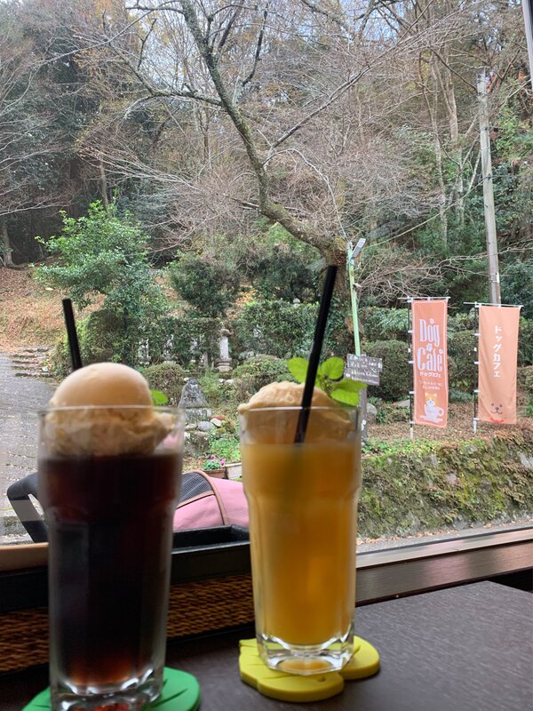 歴史散歩のあとはhonohono cafeでひと休み